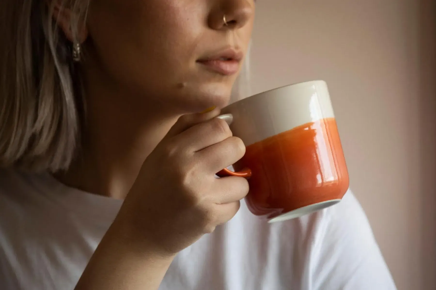 Pentik Mukit Ja Kupit<Tuntu muki 0,35 l, oranssi vaaleanpunainen