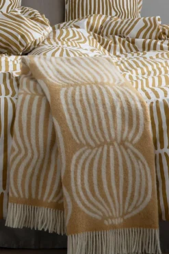 Clearance Vilja torkkupeitto 130x170 cm, vaaleanruskea Viltit, Huovat Ja Torkkupeitot