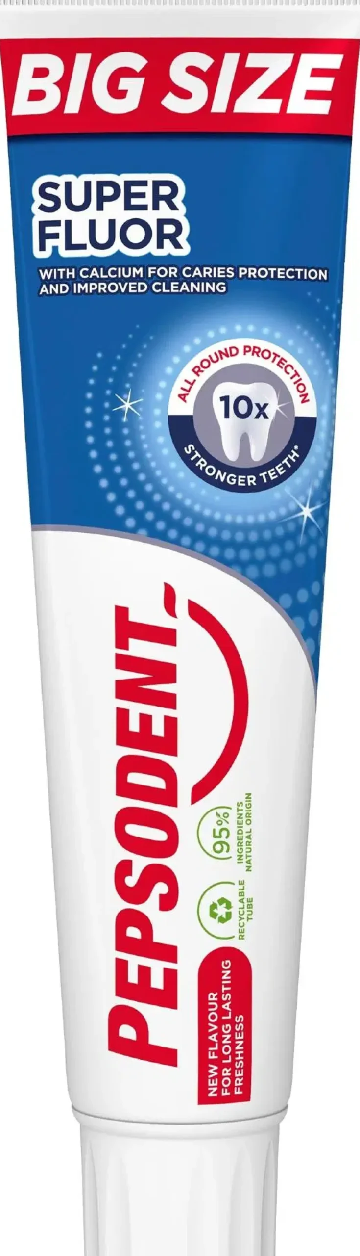 Pepsodent Suuhygienia|Suuhygienia<Super Fluor Hammastahna Miedon makuinen 125 ml