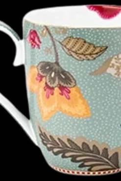 Pip Studio Mukit Ja Kupit<Blooming Tales muki 450ml sininen