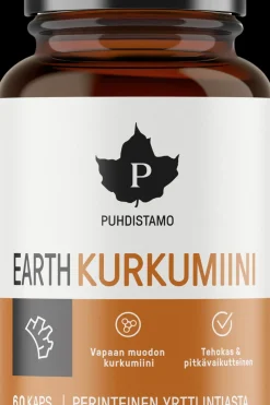 Puhdistamo Erityisvalmisteet<Earth Kurkumiini 60 kaps.