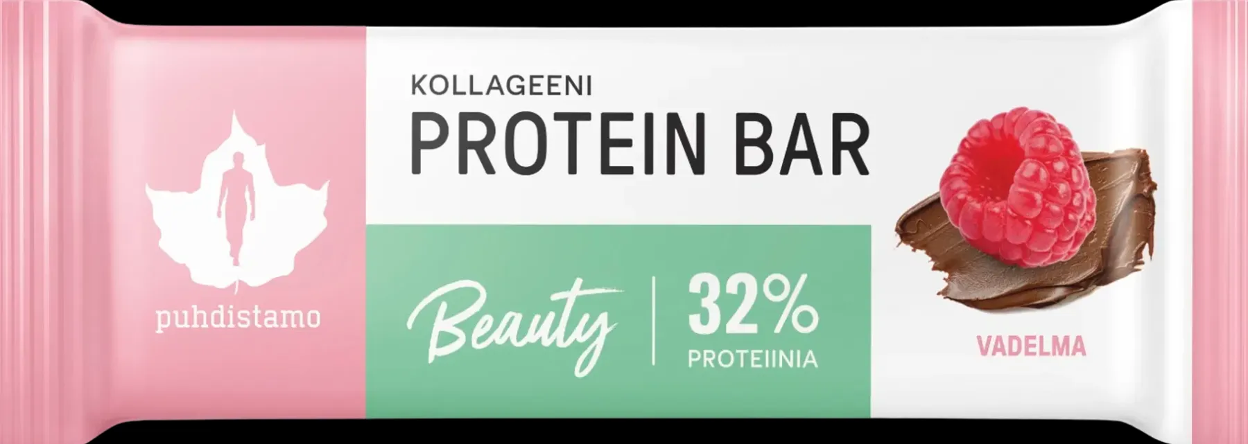 New Kollageeni Beauty proteiinipatukka Vadelma 30 g Urheiluravinnepatukat