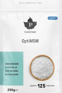 New OptiMSM-jauhe 250 g Erityisvalmisteet