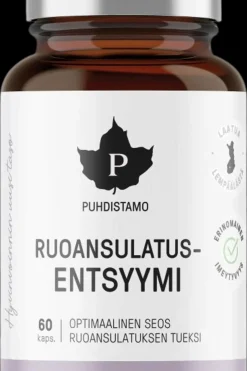 Puhdistamo Vatsan Hyvinvointivalmisteet<Ruoansulatusentsyymi 60 kaps