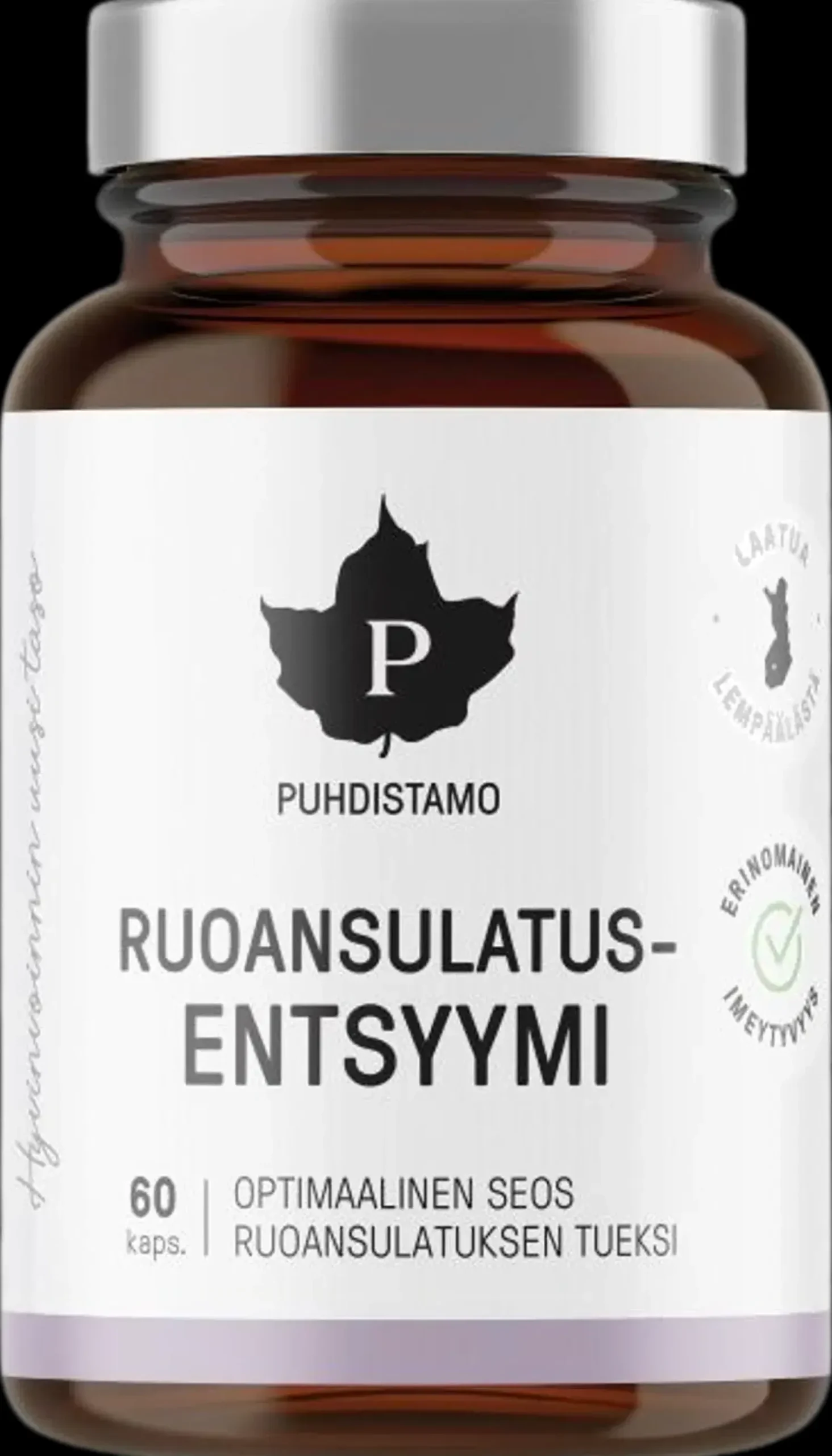 Puhdistamo Vatsan Hyvinvointivalmisteet<Ruoansulatusentsyymi 60 kaps