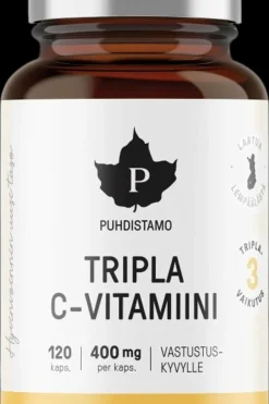Sale Tripla C-vitamiini 400 mg 120 kapselia Vitamiinit