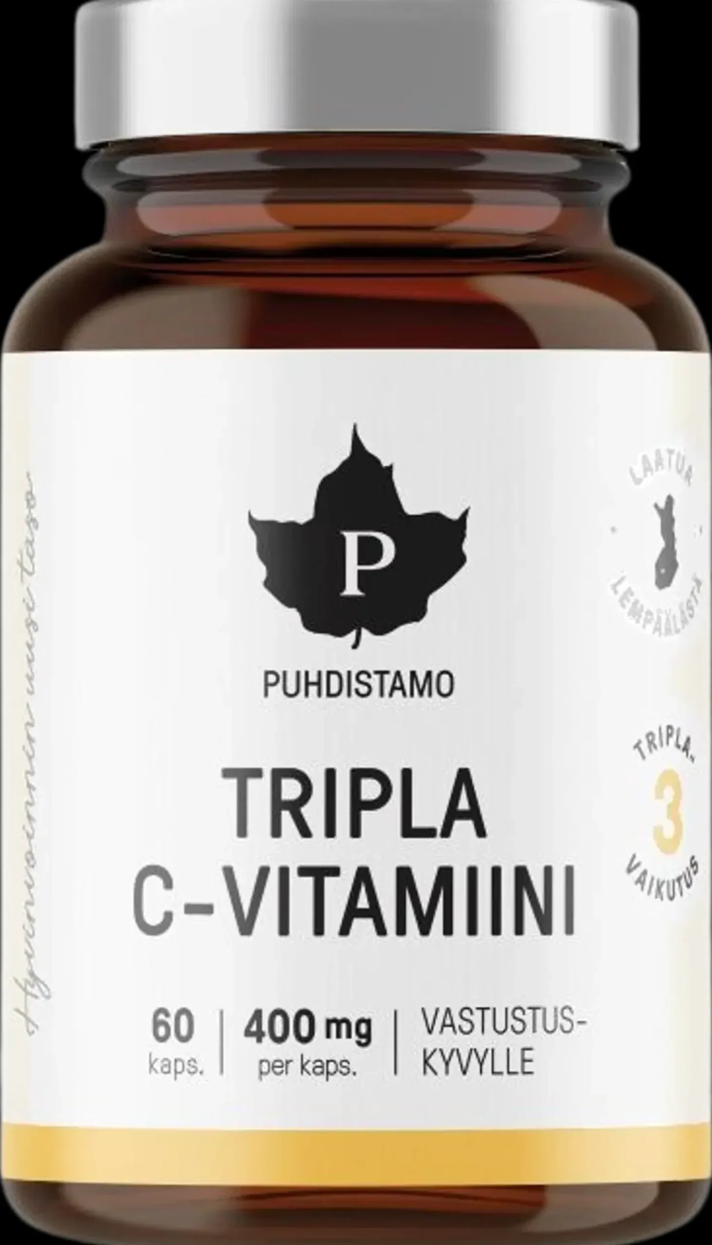 Hot Tripla C-vitamiini 400 mg 60 kapselia Vitamiinit
