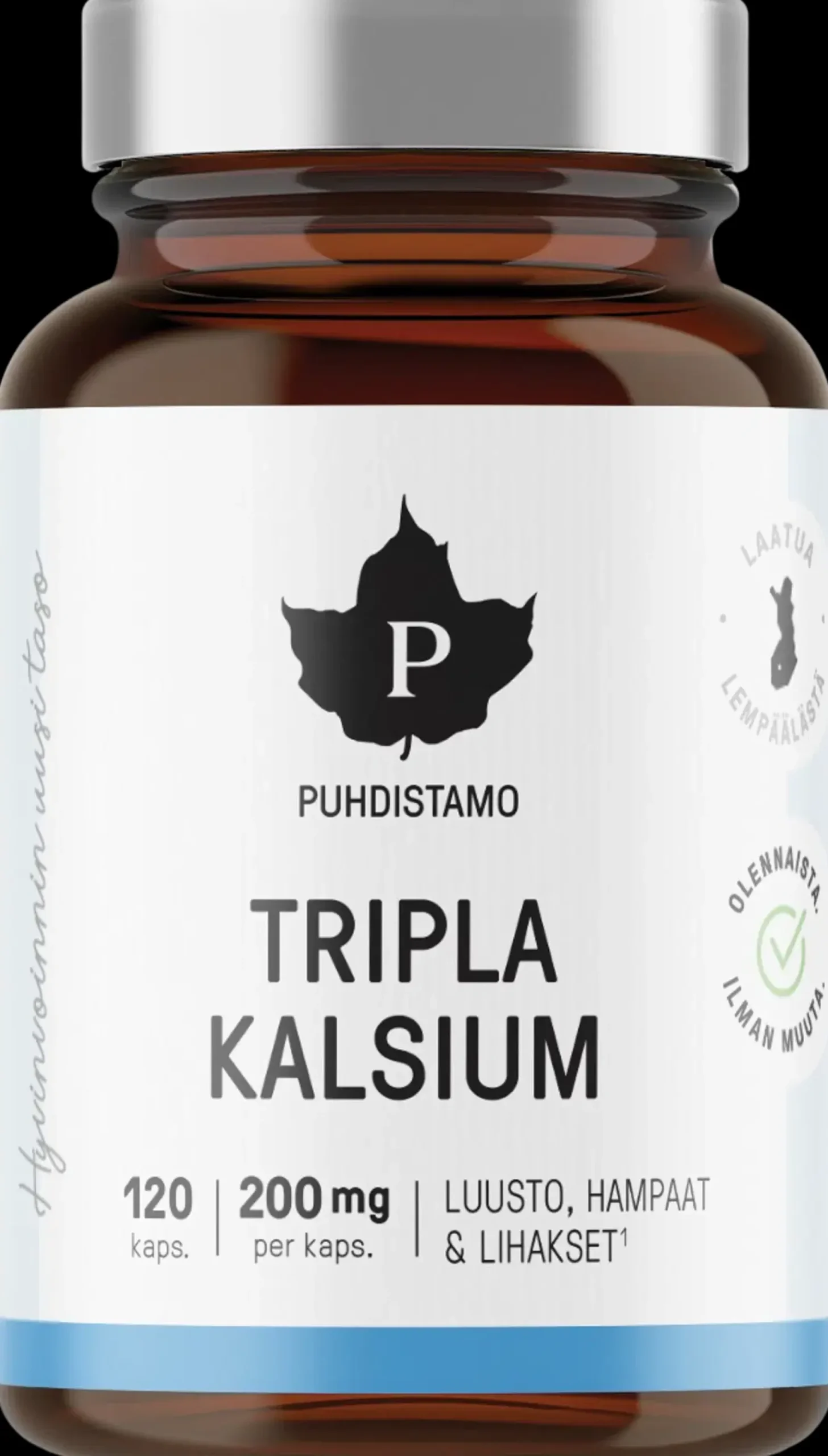 Puhdistamo Kivennäis- Ja Hivenaineet<Tripla Kalsium 120 kaps