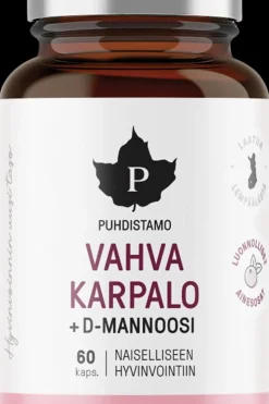 Vahva Karpalo + D-mannoosi 60 kaps Intiimivalmisteet