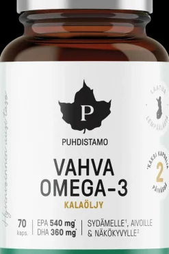 Puhdistamo Omegat Ja Muut Rasvahapot<Vahva Omega -3 70 kaps