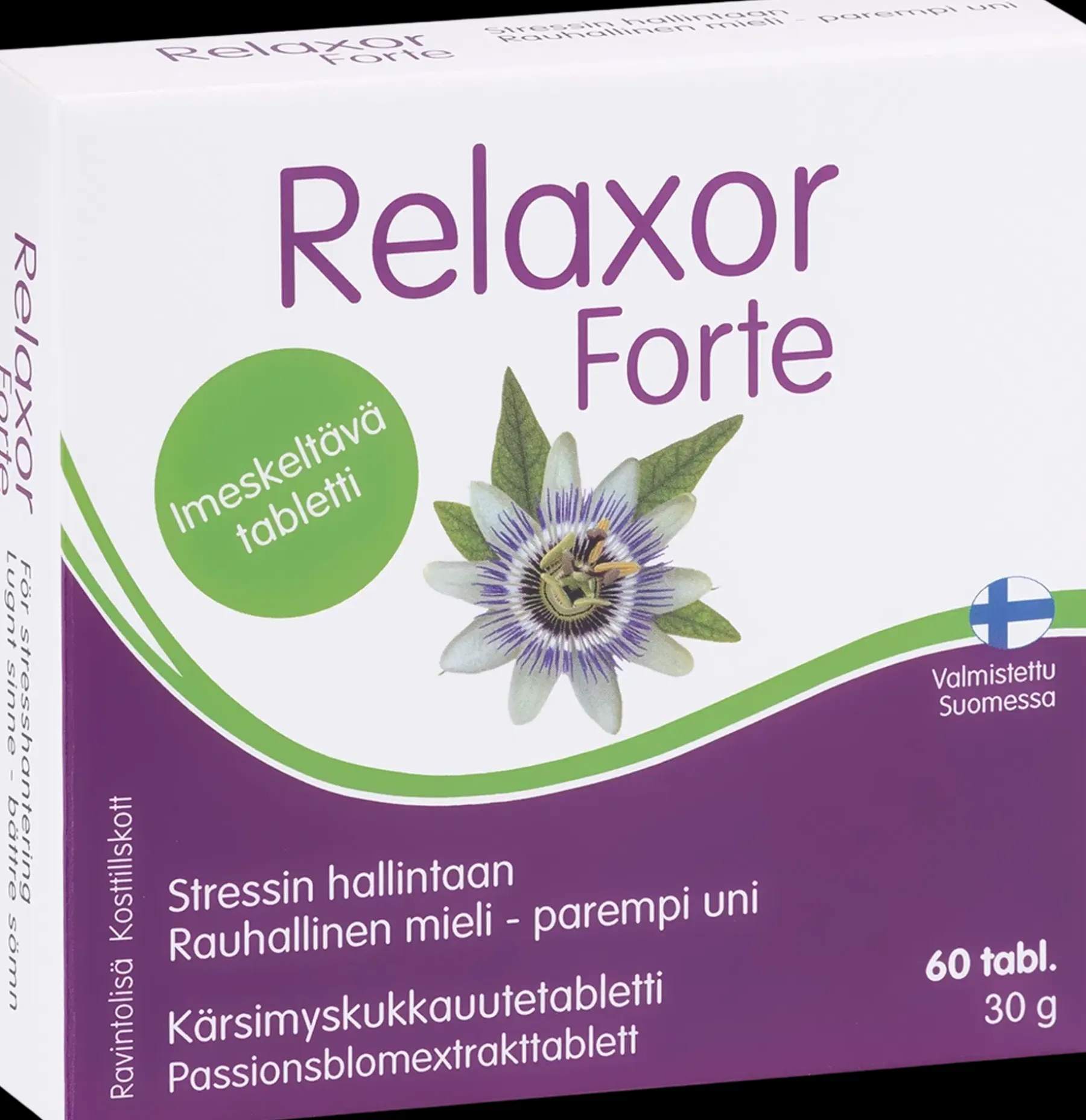 Hankintatukku Erityisvalmisteet<Relaxor Forte kärsimyskukkauutetabletti 60 tabl
