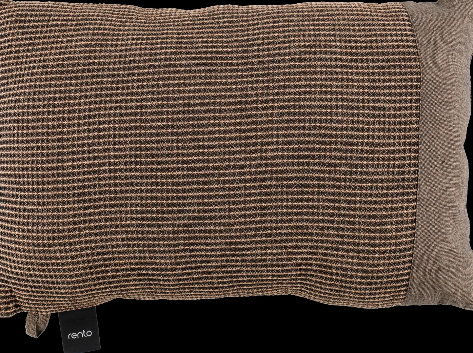 New Kenno saunatyyny XL 50x33 cm musta/beige Sauna