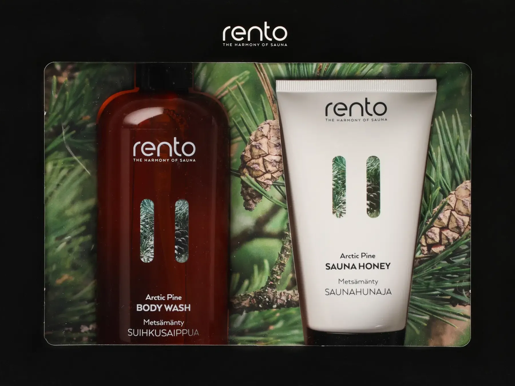 Online Lahjapakkaus suihkusaippua & saunahunaja Metsämänty Sauna