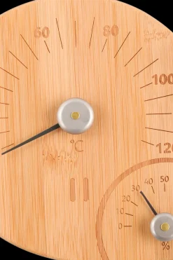 Hot saunan lämpö- ja kosteusmittari bambu Sauna