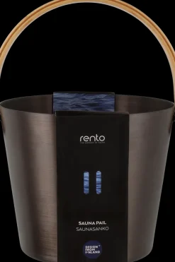 Rento Sauna<Saunasanko alumiini tervanruskea