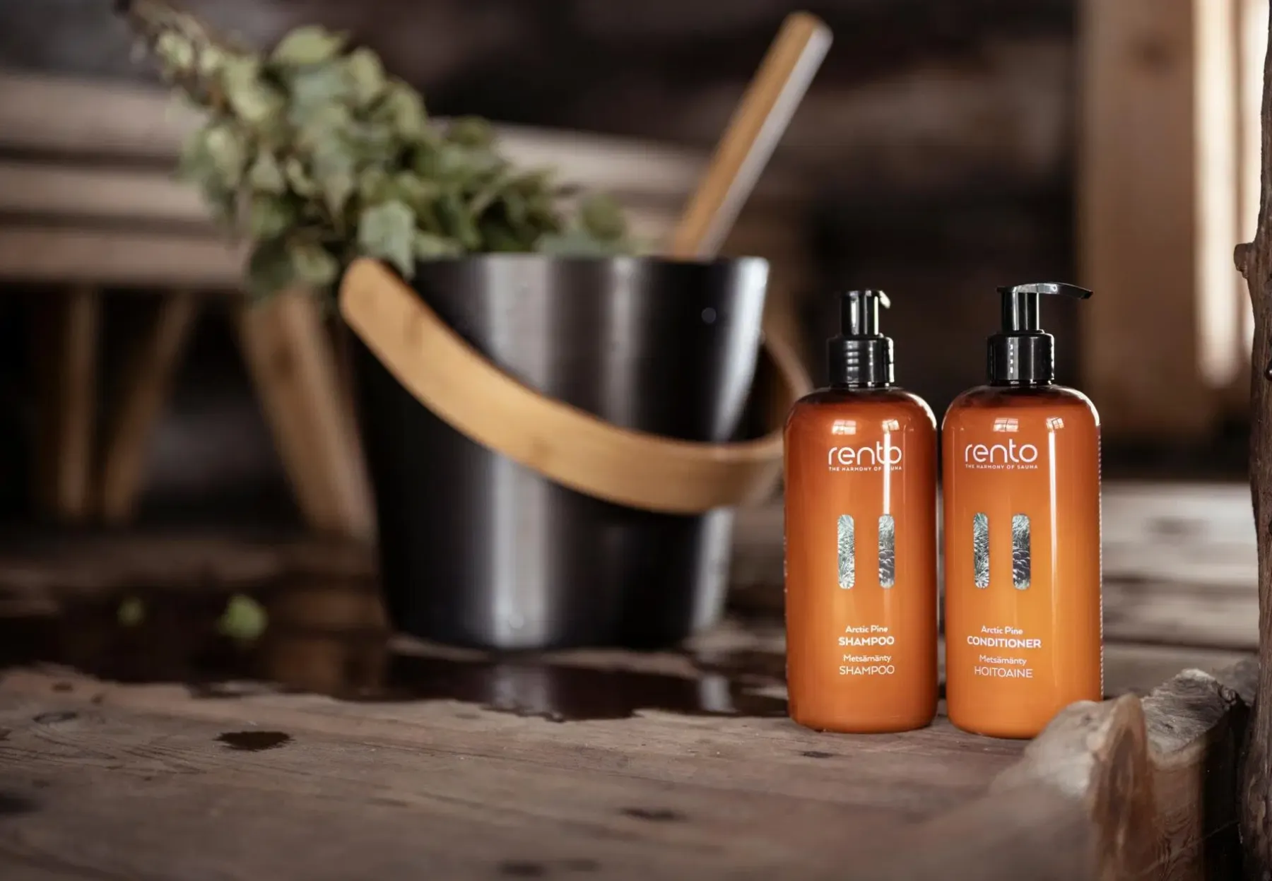 Rento Sauna<Saunasanko alumiini tervanruskea