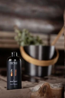 Rento Sauna<Saunasanko alumiini tervanruskea