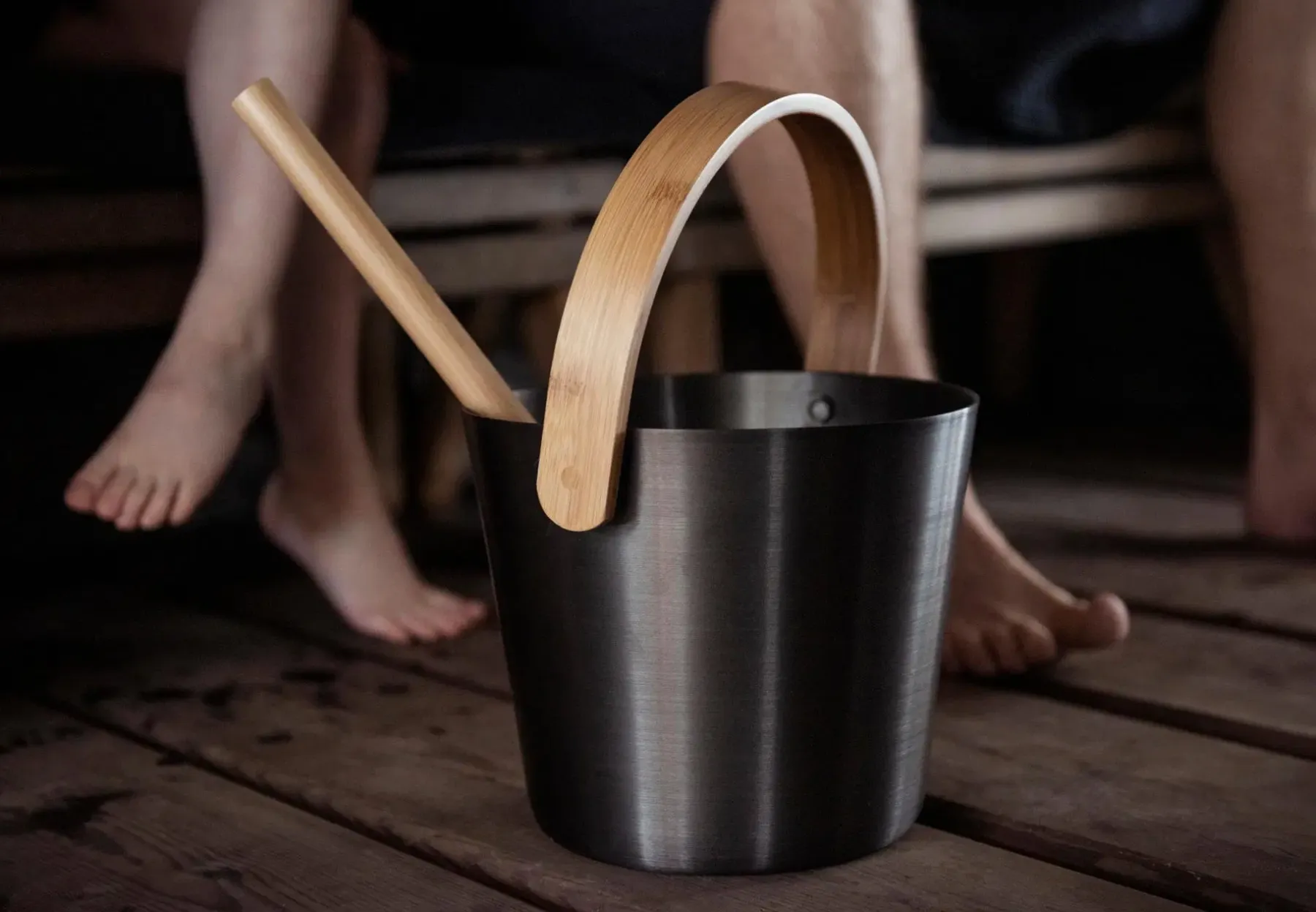 Rento Sauna<Saunasanko alumiini tervanruskea