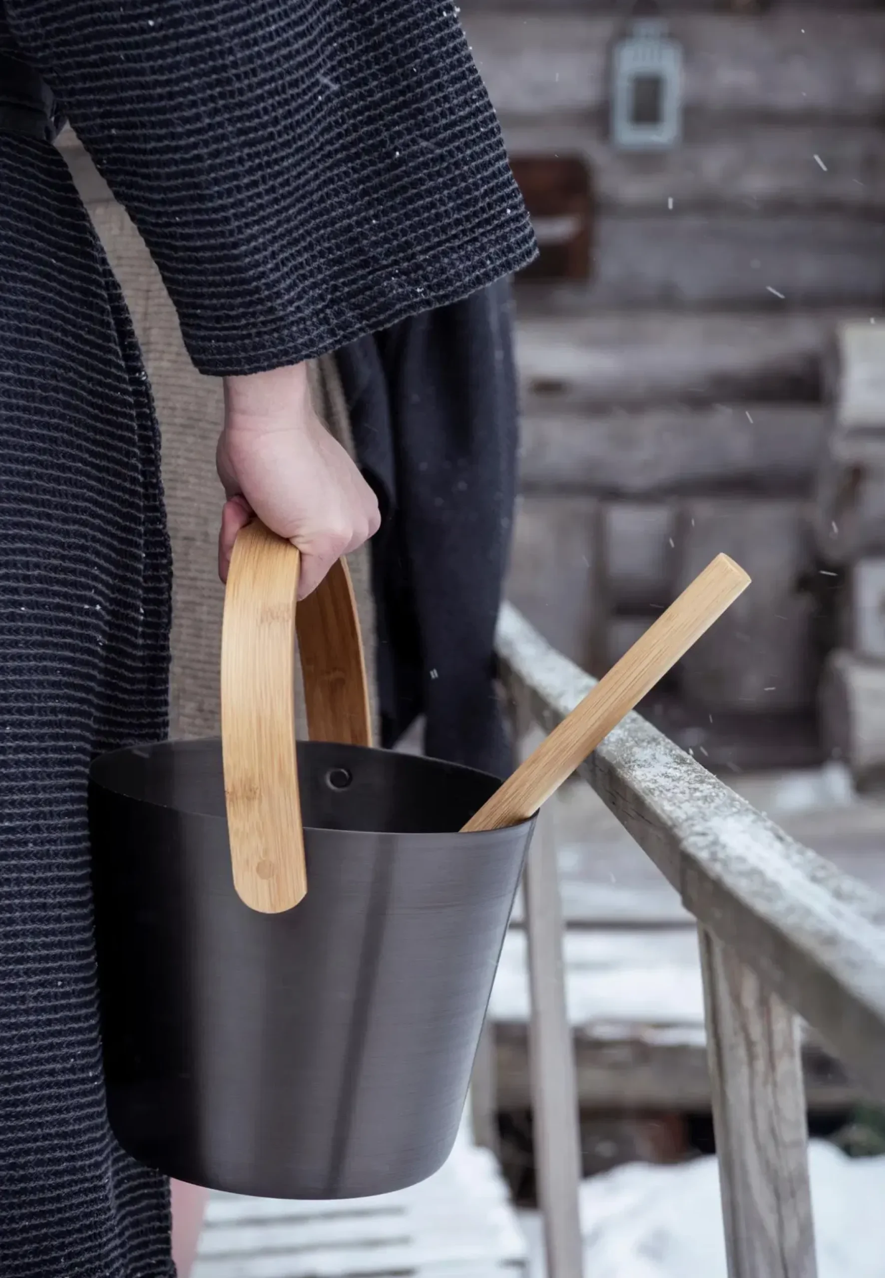 Rento Sauna<Saunasanko alumiini tervanruskea