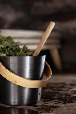 Rento Sauna<Saunasanko alumiini tervanruskea