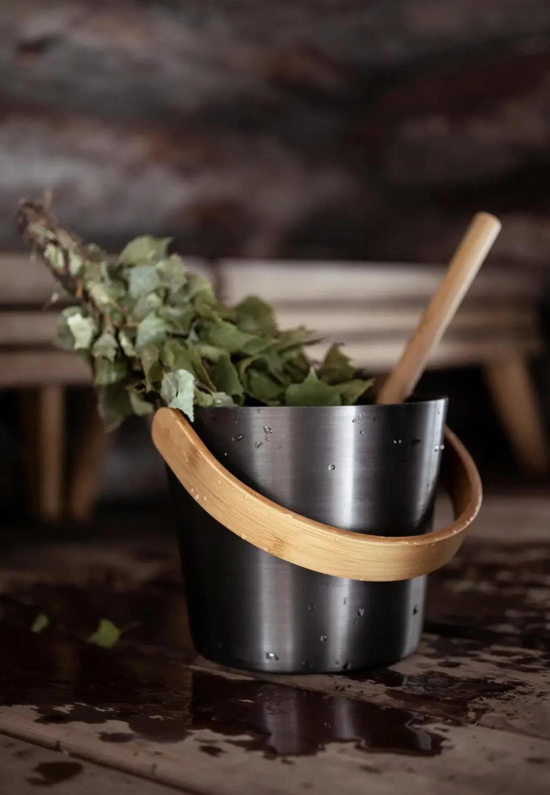 Rento Sauna<Saunasanko alumiini tervanruskea