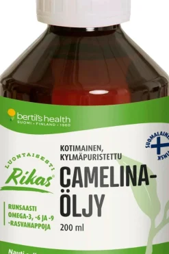 Rikas Erityisvalmisteet|Omegat Ja Muut Rasvahapot<Kylmäpuristettu Camelinaöljy 200 ml