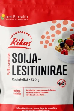 Rikas Omegat Ja Muut Rasvahapot<Soijalesitiinirae ravintolisä 500 g