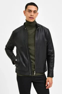 SELECTED Takit<HOMME Slharchive classic nahkatakki