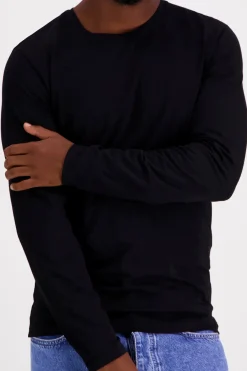 SELECTED Paidat<HOMME Slhnewpima ls o-neck tee pitkähihainen t-paita