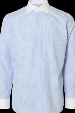 Best HOMME Slhslimlux ls shirt white Paidat