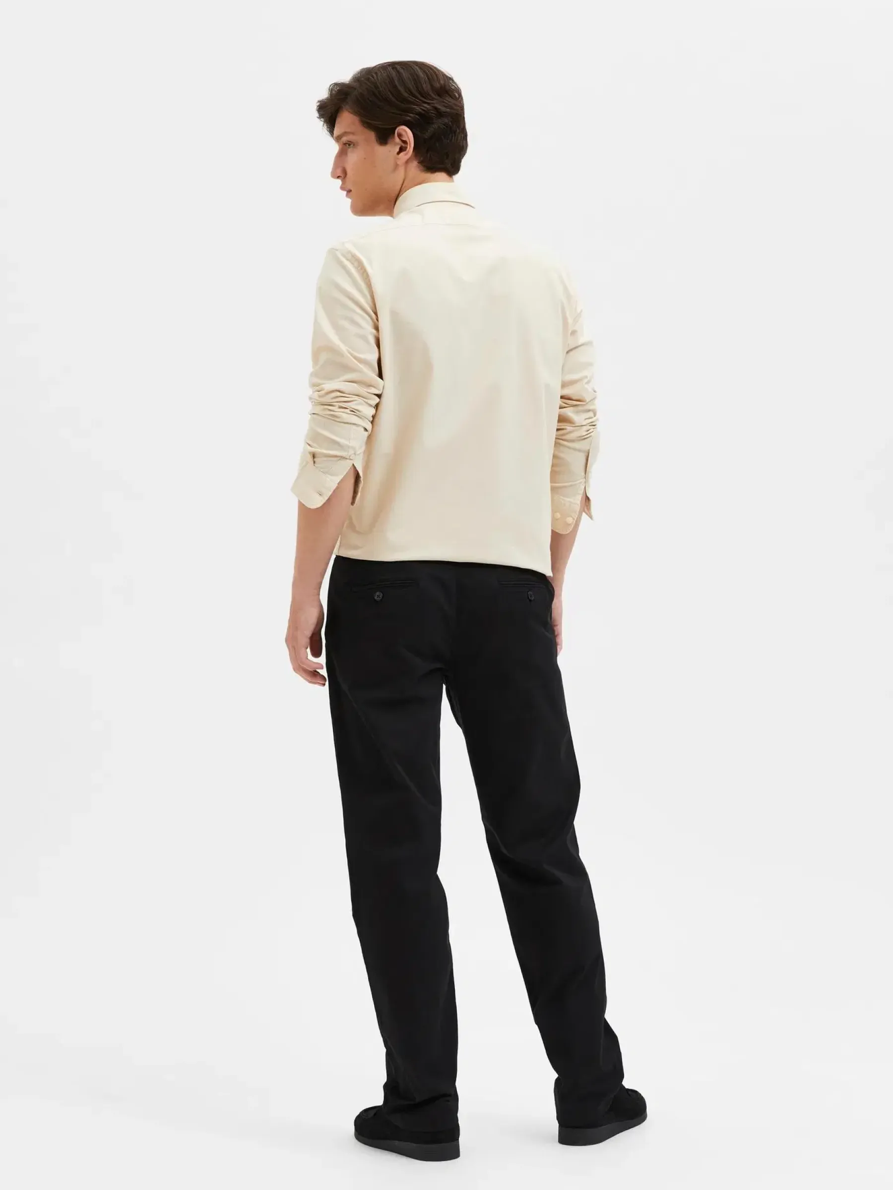 SELECTED Housut<HOMME Slh196-straight new miles flex chino