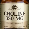 Solgar Vatsan Hyvinvointivalmisteet<Choline Koliini 350 mg ravintolisä 100 kaps.