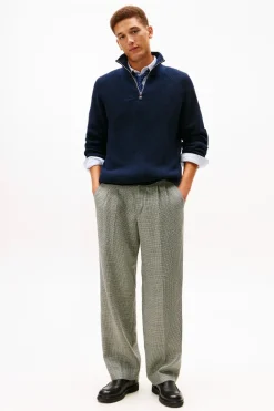 Best Fisherman rib zip mock Neuleet