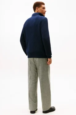 Best Fisherman rib zip mock Neuleet