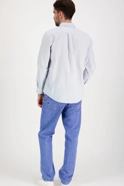 Flex poplin fake solid rf shirt Paidat