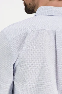 Flex poplin fake solid rf shirt Paidat