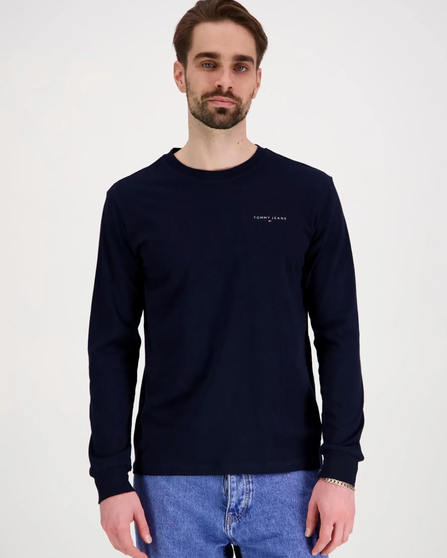 Tommy Jeans Paidat<Tjm slim chest linear ls tee ext t-paita