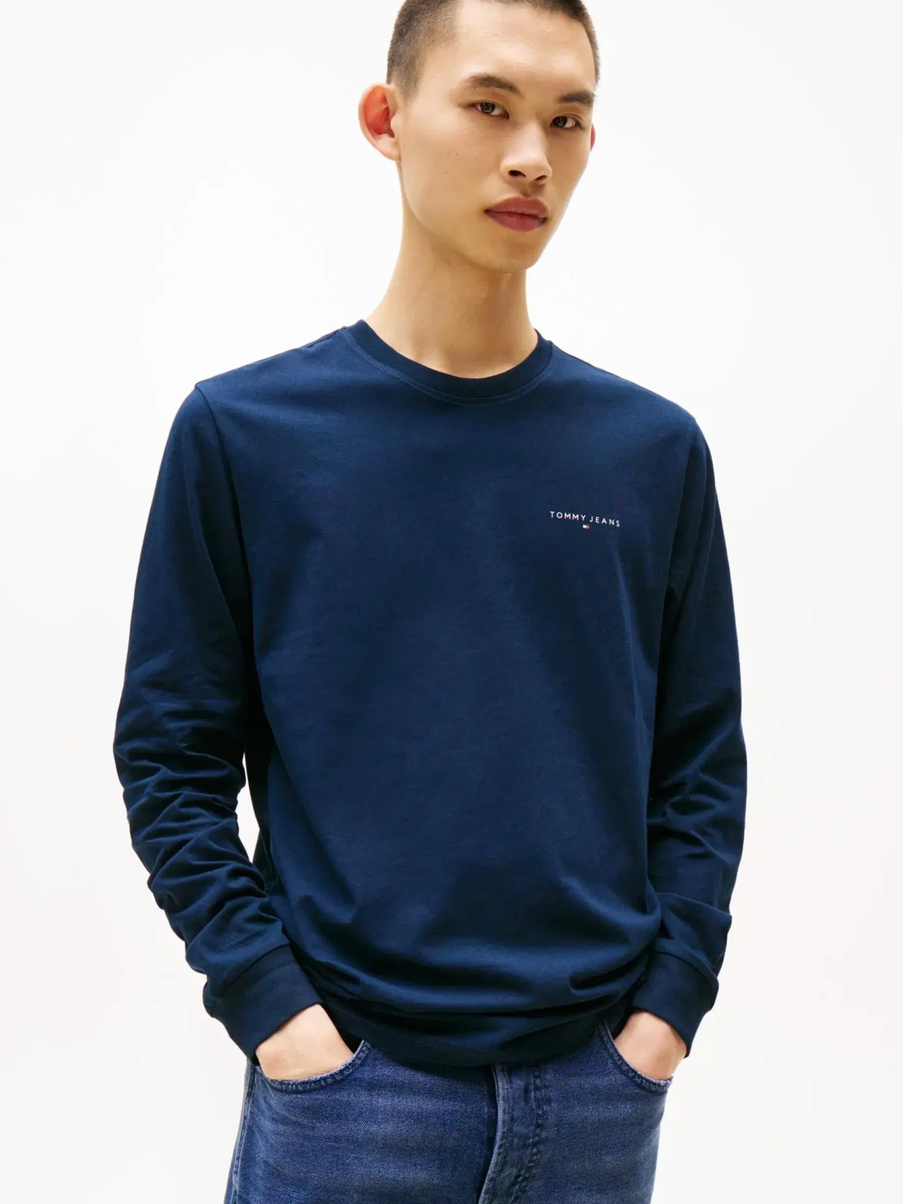 Tommy Jeans Paidat<Tjm slim chest linear ls tee ext t-paita