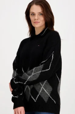 Tommy Jeans Neuleet<Tjw ovs argyle polo neule