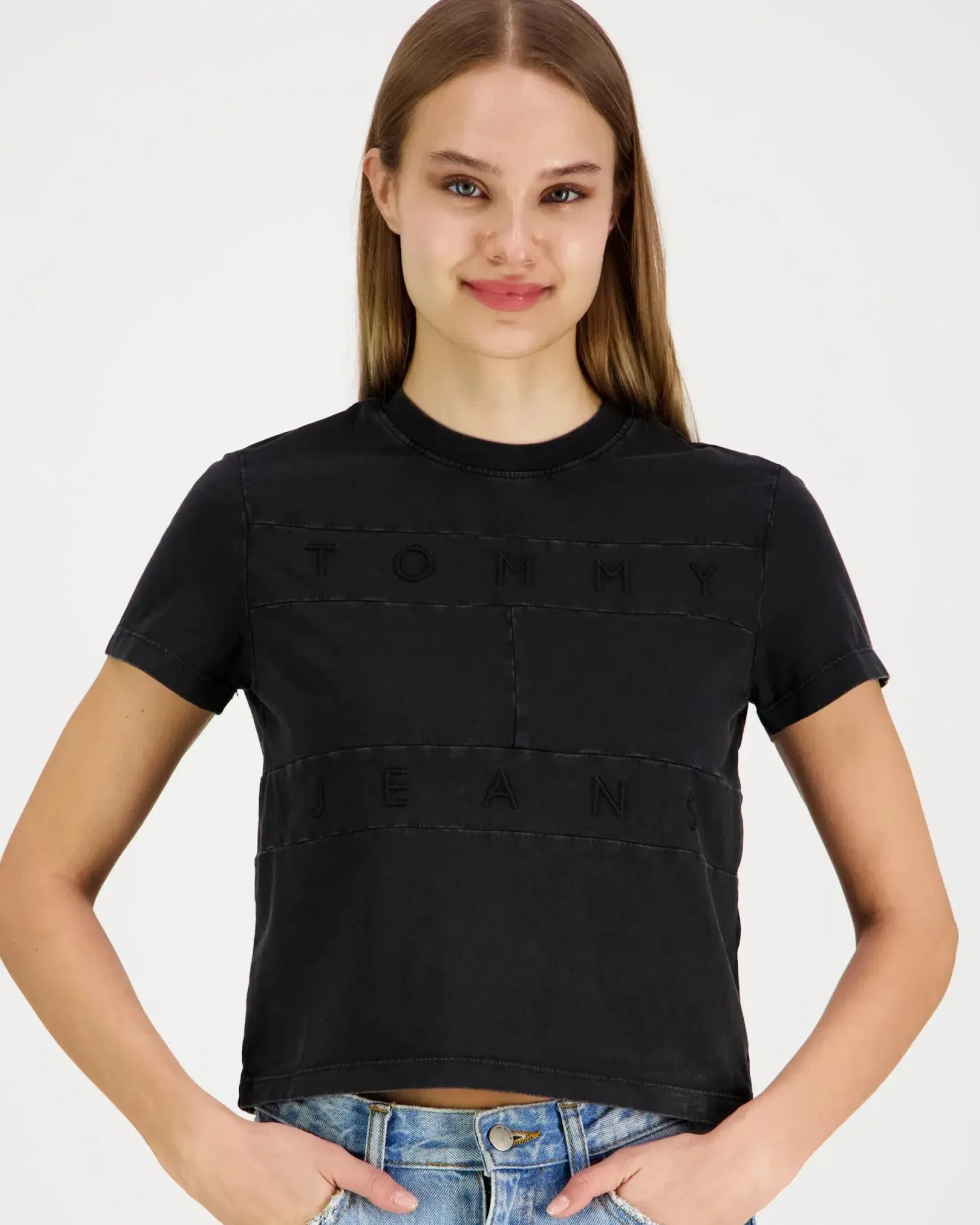 Tommy Jeans Paidat Ja Topit<Tjw reg sh tonal flag t-paita