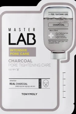 Hot Master Lab Sheet Mask Charcoal kangasnaamio 1 kpl Korealainen Ihonhoito|Kasvojenhoito