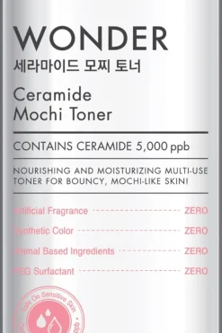 Hot WONDER Ceramide Mochi Toner kasvovesi 500ml Korealainen Ihonhoito|Kasvojenhoito