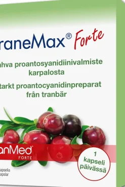Sabora Pharma Intiimivalmisteet<Tranemax Forte Vahva proantosyanidiinivalmiste karpalosta 56 kaps.