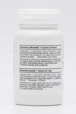 Natura Media Erityisvalmisteet<Tyrosiini 500 mg 60 kaps