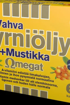 Via Naturale Omegat Ja Muut Rasvahapot<Vahva Tyrniöljy+Mustikka Omegat 60 kaps - ravintolisä