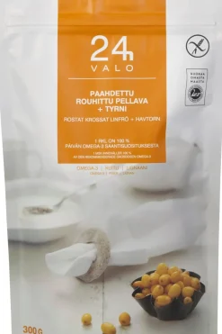 Discount paahdettu rouhittu pellava + tyrni 300g Pähkinät, Siemenet Ja Muut Kuivatuotteet