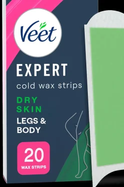 Sale Expert Kylmävahaliuskat Vartalo&jalat kuivalle iholle 20 kpl Karvanpoisto