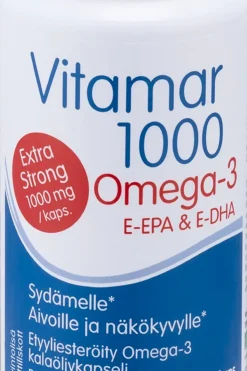Vitamar Omegat Ja Muut Rasvahapot<1000 etyyliesteröity Omega-3-kapseli 100 kaps