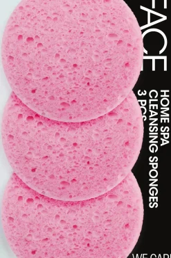 Discount Home Spa Cleansing Sponges puhdistussieni 3 kpl Kasvojenhoito