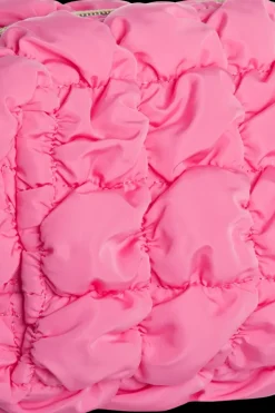 New meikkilaukku puff, pinkki Meikkipussit Ja Toilettilaukut